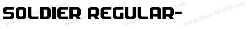 Soldier Regular字体转换